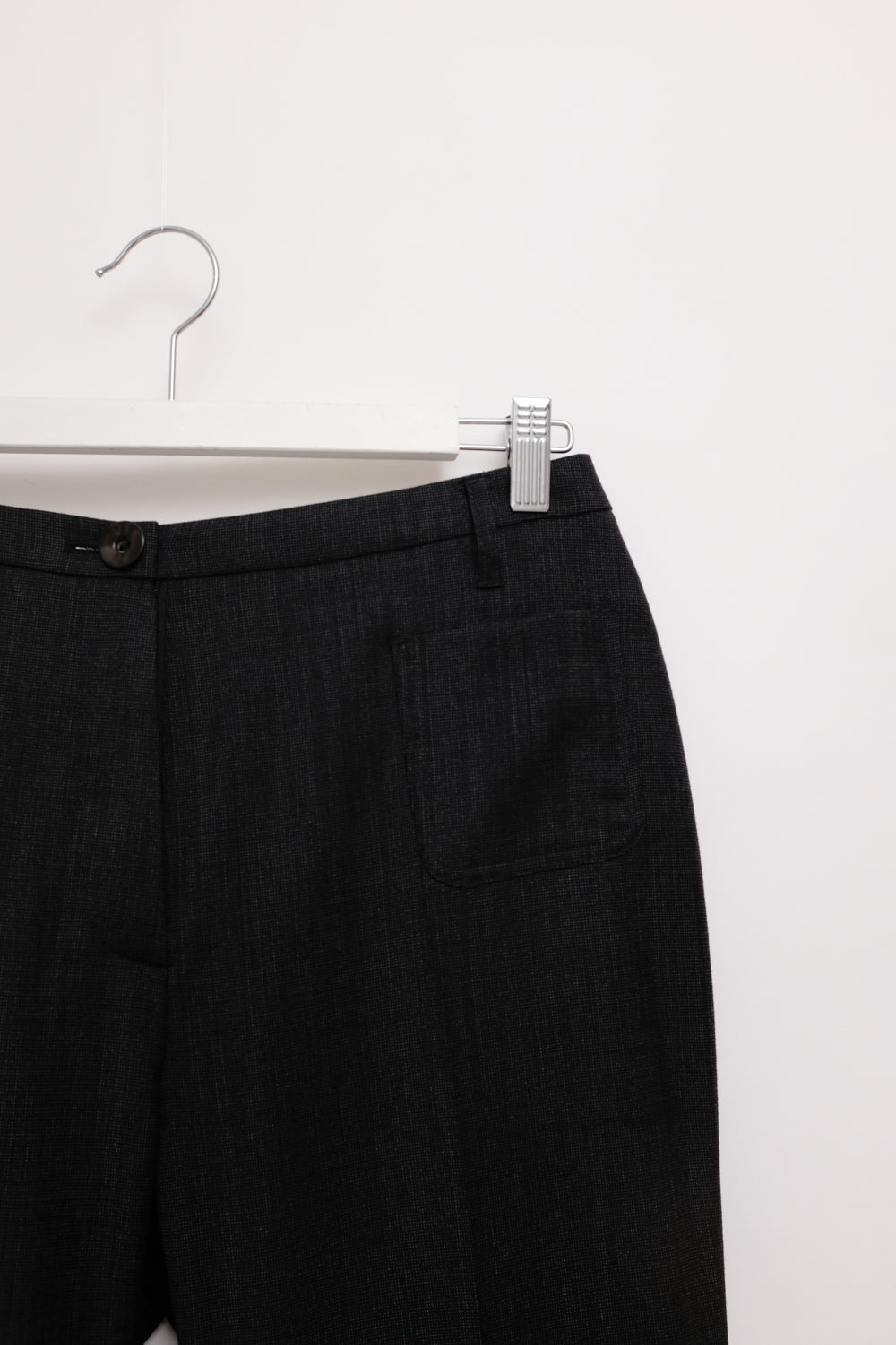 0063_PLEATED WIDE LEG ANTHRACITE WOOL BLEND PANTS