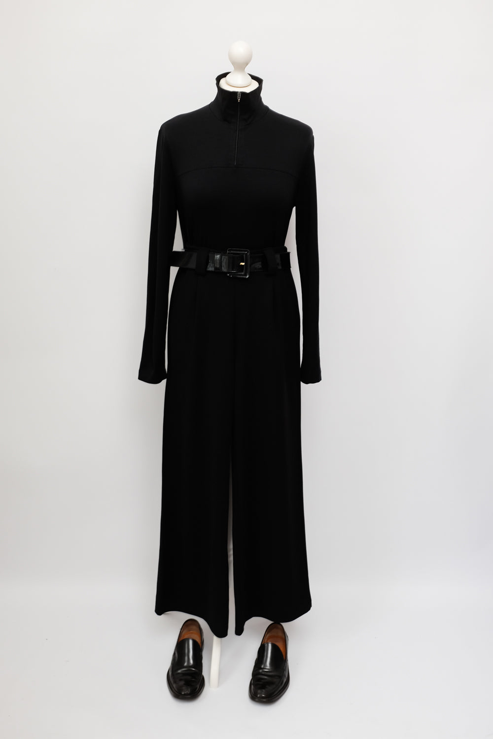HIGH WAIST BLACK VINTAGE CUBE BELT
