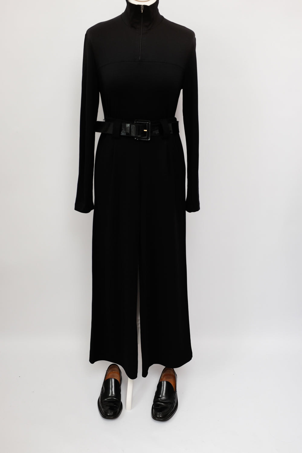 HIGH WAIST BLACK VINTAGE CUBE BELT