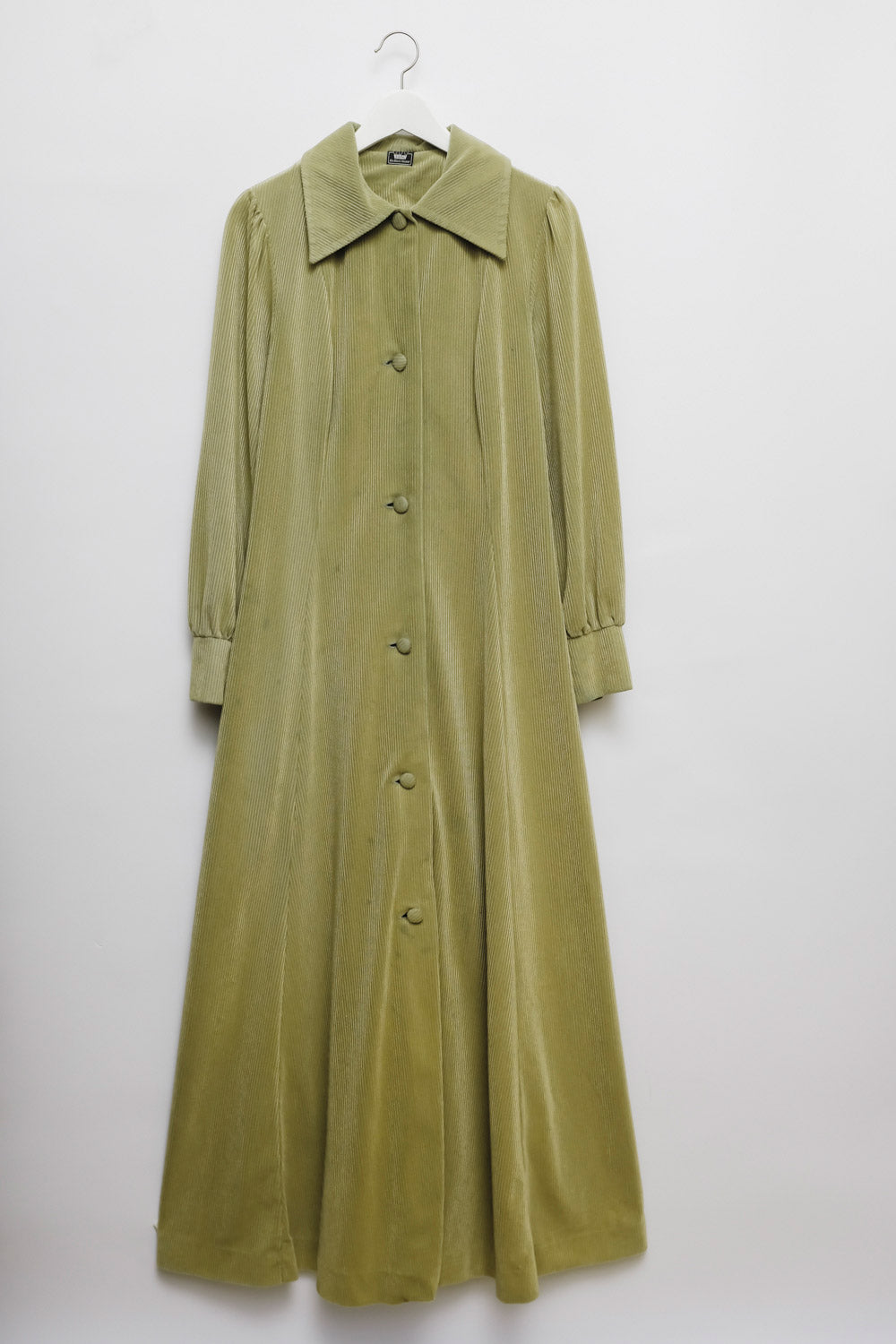 0018_RENTAL MODEL // VINTAGE LONG CORDUROY DRESS COAT